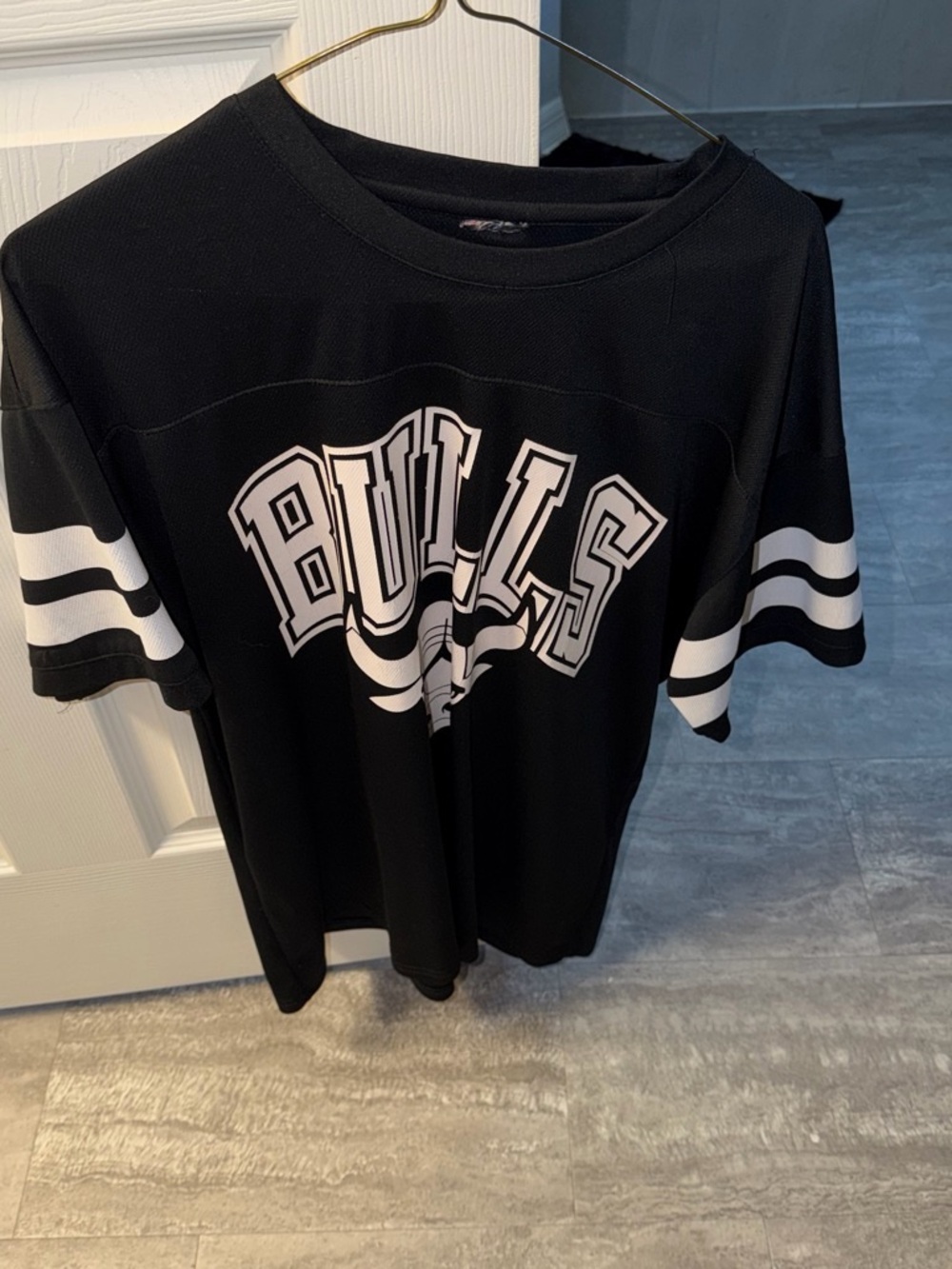 Bulls Black & White Kids Short-Sleeve Tee